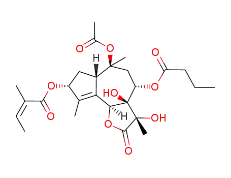 Molecular Structure of 136051-63-3 (nortrilobolide)