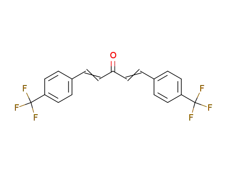 Molecular Structure of 103836-73-3 (1,4-Pentadien-3-one, 1,5-bis[4-(trifluoromethyl)phenyl]-, (E,Z)-)