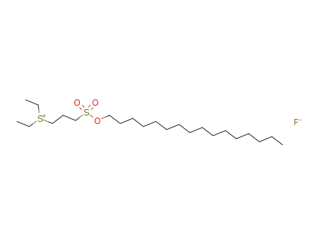 S,S-diethyl-S-3-<(hexadecyloxy)sulfonyl>propylsulfonium fluoride
