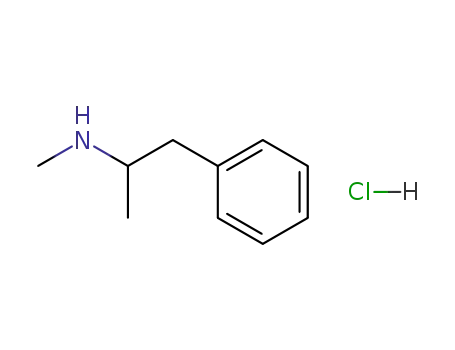Molecular Structure of 300-42-5 (N,alpha-dimethylphenethylamine hydrochloride)