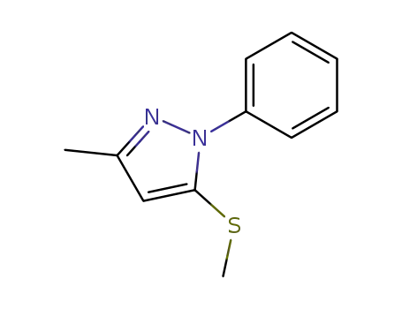 3-methyl-5-(methylthio)-1-phenyl-1H-pyrazole