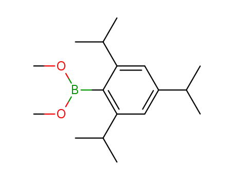 Molecular Structure of 145434-22-6 (2,4,6-TRIISOPROPYLPHENYLBORONIC ACID MET)