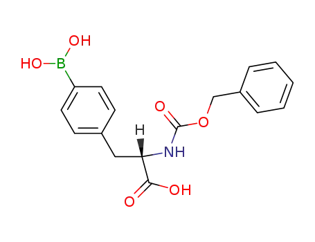 Molecular Structure of 164203-33-2 (N-benzyloxycarbonyl-4-borono-L-phenylalanine)