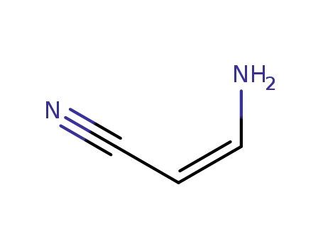 Molecular Structure of 24532-82-9 (2-Propenenitrile, 3-amino-, (Z)-)