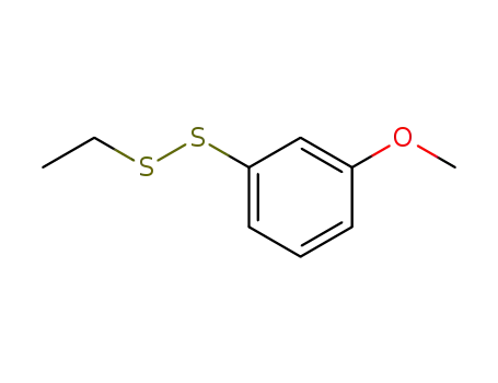 Molecular Structure of 55975-74-1 (Ethyl-3-methoxyphenyl-disulfid)