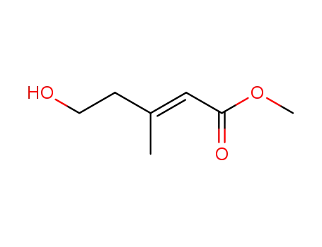 2-Pentenoic acid, 5-hydroxy-3-methyl-, methyl ester, (E)-