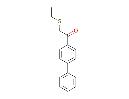 1-(4-phenylphenyl)-2-(ethylthio)ethanone