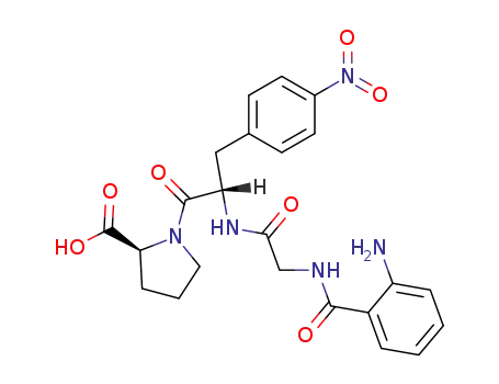 1-[N-[N-(2-アミノベンゾイル)グリシル]-4-ニトロ-L-フェニルアラニル]-L-プロリン