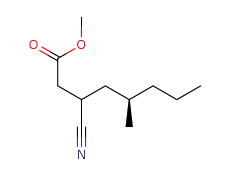 methyl (5R)-3-cyano-5-methyloctanoate