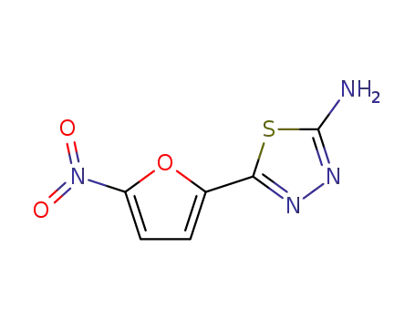 Molecular Structure of 712-68-5 (5-(5-nitro-2-furyl)-1,3,4-thiadiazol-2-ylamine)