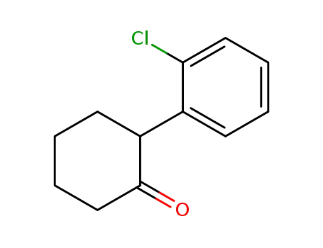 Molecular Structure of 91393-49-6 (2-(2-chlorophenyl)cyclohexanone)