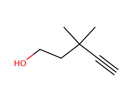 Molecular Structure of 67099-41-6 (4-Pentyn-1-ol, 3,3-dimethyl-)