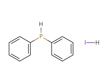 Molecular Structure of 84589-82-2 (diphenylphosphine hydrogen iodide)