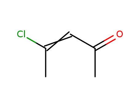 Molecular Structure of 49784-64-7 (3-Penten-2-one, 4-chloro-, (Z)-)
