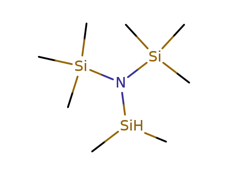 Molecular Structure of 17067-57-1 (Silanamine, N-(dimethylsilyl)-1,1,1-trimethyl-N-(trimethylsilyl)-)