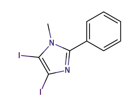 4,5-diiodo-1-methyl-2-phenyl-1H-imidazole