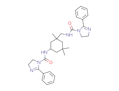 Molecular Structure of 68425-99-0 (N-[3-[[[(4,5-dihydro-2-phenyl-1H-imidazol-1-yl)carbonyl]amino]methyl]-3,5,5-trimethylcyclohexyl]-4,5-dihydro-2-phenyl-1H-imidazole-1-carboxamide)