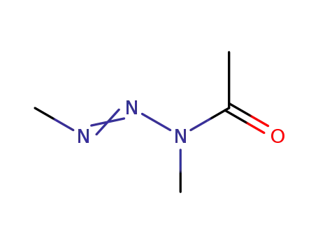 Molecular Structure of 87031-64-9 (1-[(2E)-1,3-dimethyltriaz-2-en-1-yl]ethanone)