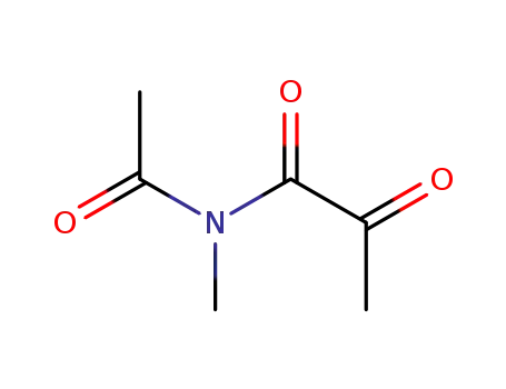 Molecular Structure of 97382-53-1 (Propanamide, N-acetyl-N-methyl-2-oxo- (9CI))