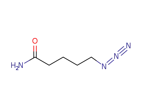 Molecular Structure of 1360453-32-2 (5-azidopentanamide)