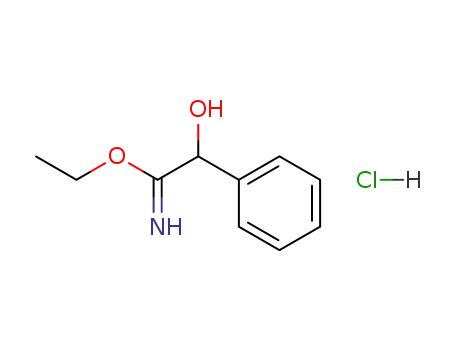 Molecular Structure of 57766-02-6 (ethyl (1Z)-2-hydroxy-2-phenylethanimidoate)