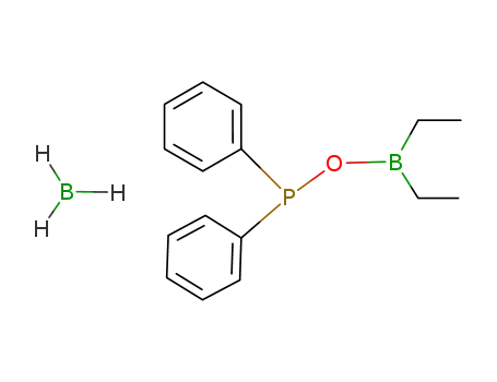 Molecular Structure of 108343-00-6 ((diphenylphosphinooxy)diethylborane-borane)