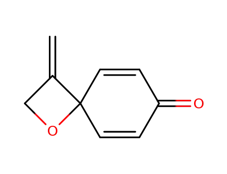 Molecular Structure of 115077-69-5 (3-Methylene-1-oxa-spiro[3.5]nona-5,8-dien-7-one)