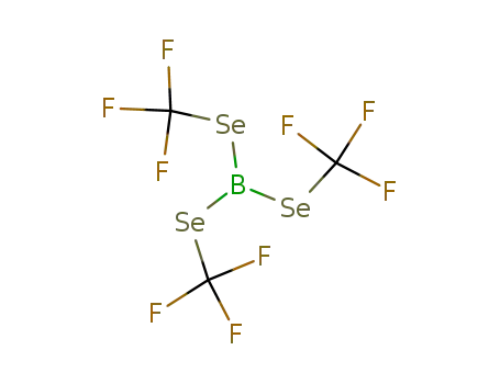 Molecular Structure of 54393-38-3 (tris(trifluoromethylseleno)borane)