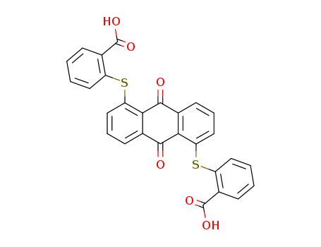 Benzoic acid,2,2'-[(9,10-dihydro-9,10-dioxo-1,5-anthracenediyl)bis(thio)]bis-