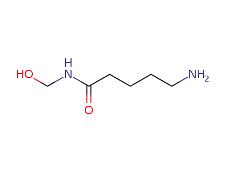 Molecular Structure of 112471-79-1 (Pentanamide, 5-amino-N-(hydroxymethyl)-)