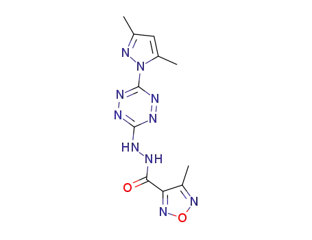 N'-[6-(3,5-dimethylpyrazol-1-yl)-s-tetrazin-3-yl]-4-methylfurazan-3-carbohydrazide