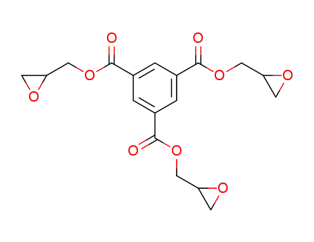 Molecular Structure of 7176-19-4 (tris(oxiranylmethyl) benzene-1,3,5-tricarboxylate)