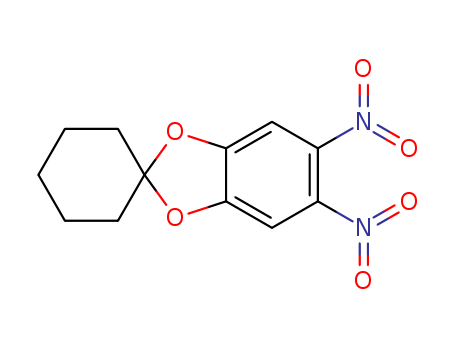 5,6-Dinitrospiro(1,3-benzodioxole-2,1-cyclohexane)