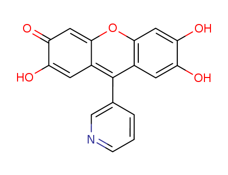 3H-Xanthen-3-one,2,6,7-trihydroxy-9-(3-pyridinyl)-