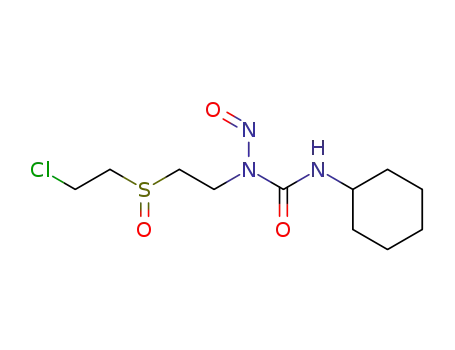 Molecular Structure of 73944-54-4 (1-{2-[(2-chloroethyl)sulfinyl]ethyl}-3-cyclohexyl-1-nitrosourea)