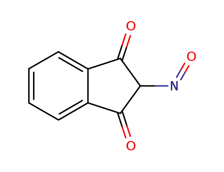 Molecular Structure of 20854-76-6 (2-nitroso-1H-indene-1,3(2H)-dione)