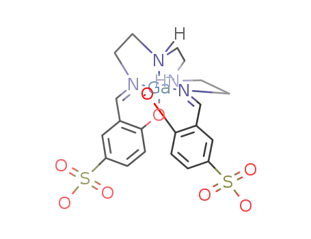 Ga(N(CHC<sub>6</sub>H<sub>3</sub>-2-O-5-SO<sub>3</sub>))CH<sub>2</sub>NHC<sub>2</sub>H<sub>4</sub>NHC<sub>2</sub>H<sub>4</sub>NCH(C<sub>6</sub>H<sub>3</sub>-2-O-5-SO<sub>3</sub>)