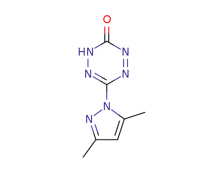 6-(3,5-dimethyl-pyrazol-1-yl)-2<i>H</i>-[1,2,4,5]tetrazin-3-one