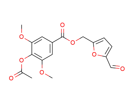 (5'-formylfuran-2-yl)methyl 4-acetoxy-3,5-dimethoxybenzoate