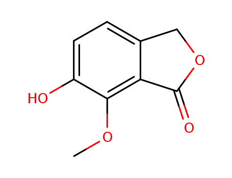 Molecular Structure of 78213-30-6 (6-hydroxy-7-methoxyphthalide)