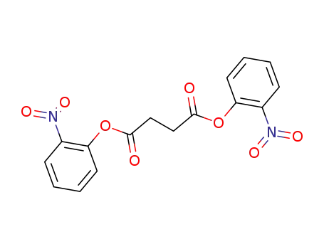 Molecular Structure of 83254-75-5 (bis(2-nitrophenyl) succinate)