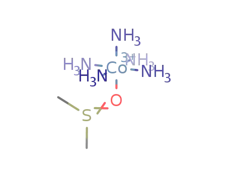 {(NH<sub>3</sub>)5CoOS(CH<sub>3</sub>)2}<sup>(3+)</sup>