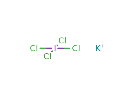 Molecular Structure of 14323-44-5 (Iodate(1-), tetrachloro-, potassium)