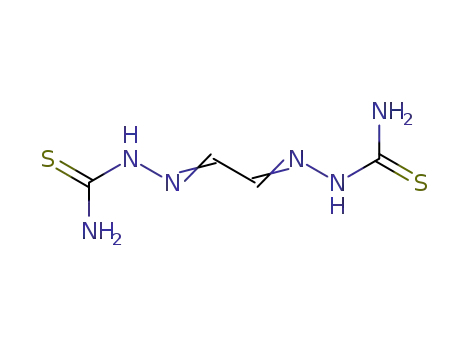 Molecular Structure of 1072-12-4 (GLYOXAL DITHIOSEMICARBAZONE)