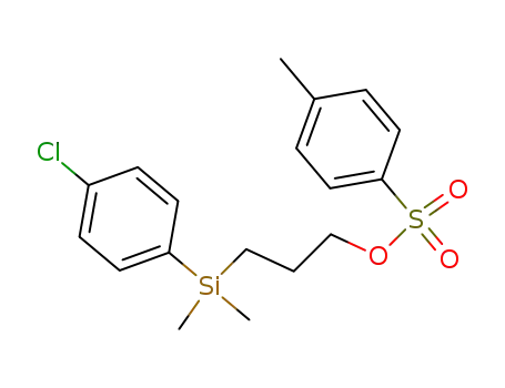 3-(p-chlorophenyldimethylsilyl)propyl tosylate