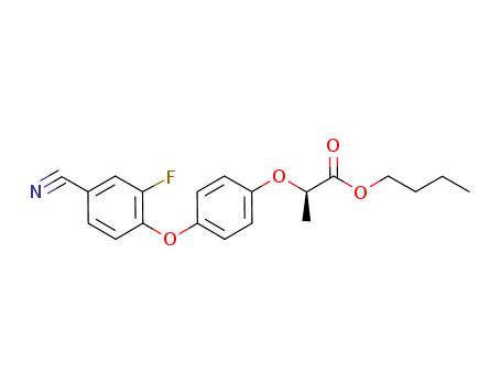 Propanoic acid,2-[4-(4-cyano-2-fluorophenoxy)phenoxy]-, (2R)-