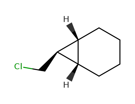 Molecular Structure of 76200-08-3 (exo-7-chloromethylbicyclo<4.1.0>heptane)