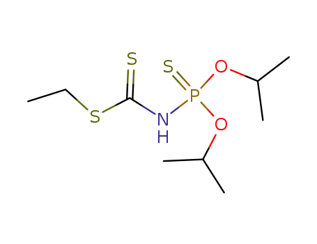 Molecular Structure of 84549-14-4 (Carbamodithioic acid, [bis(1-methylethoxy)phosphinothioyl]-, ethyl ester)