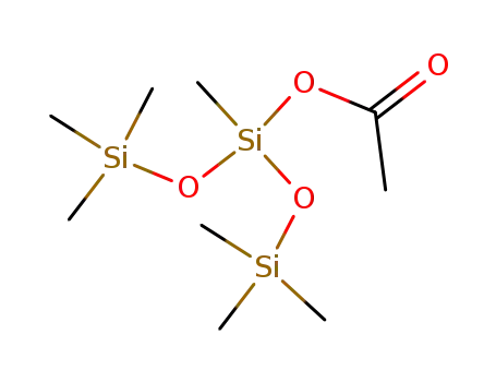Molecular Structure of 72403-64-6 (1,1,1,2,3,3,3-HEPTAMETHYLACETOXYTRISILOXANE)