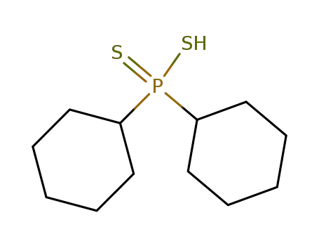 Molecular Structure of 2512-58-5 (dicyclohexyldithiophosphinic acid)
